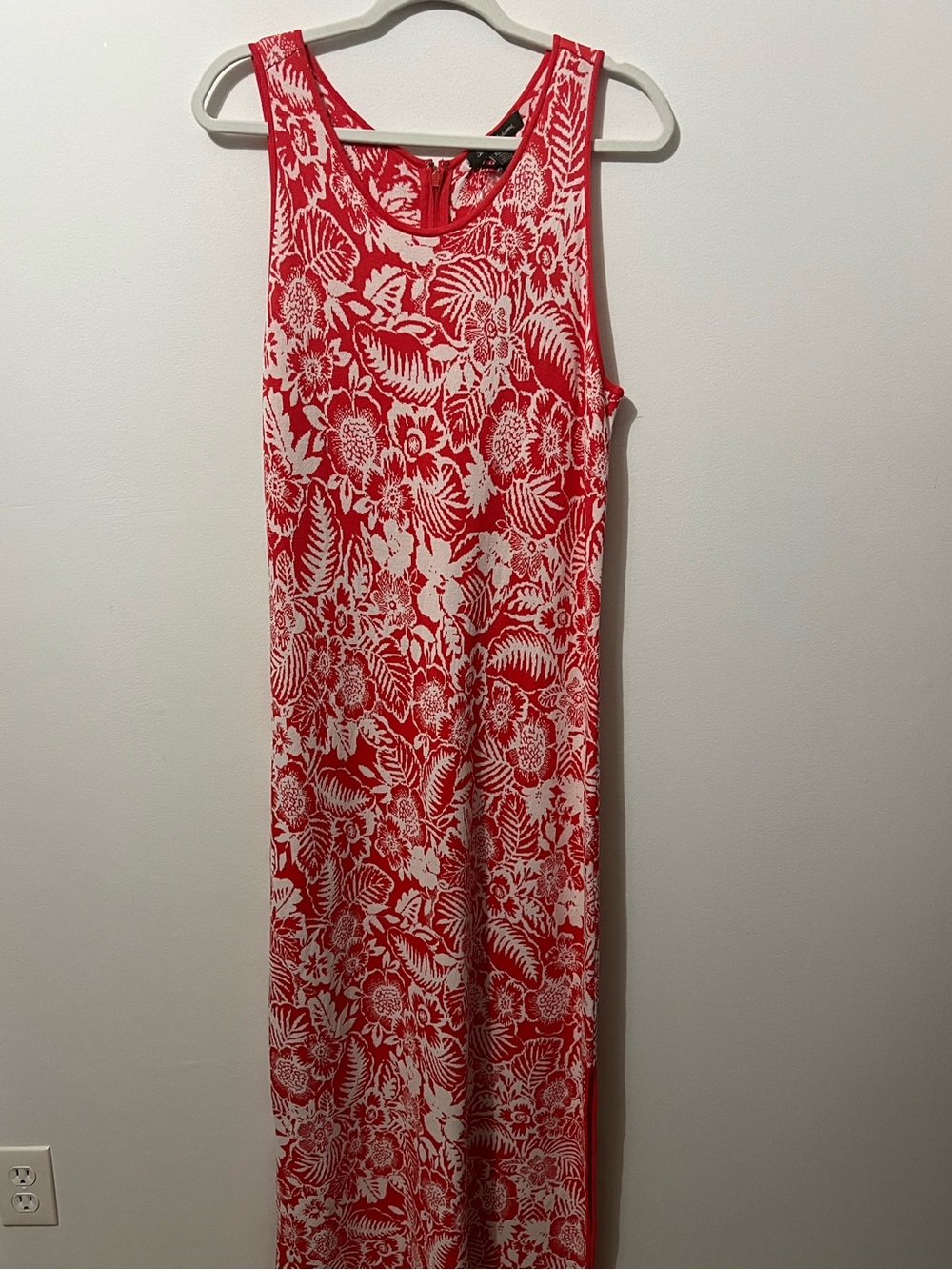 Tommy Bahama Red and White Floral Maxi Dress